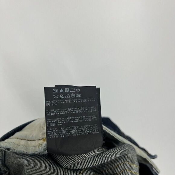 Saint Laurent Jeans Size 33 Womens D01 W/SK-LW Skinny Stretch Denim Dark Wash - Picture 10 of 11